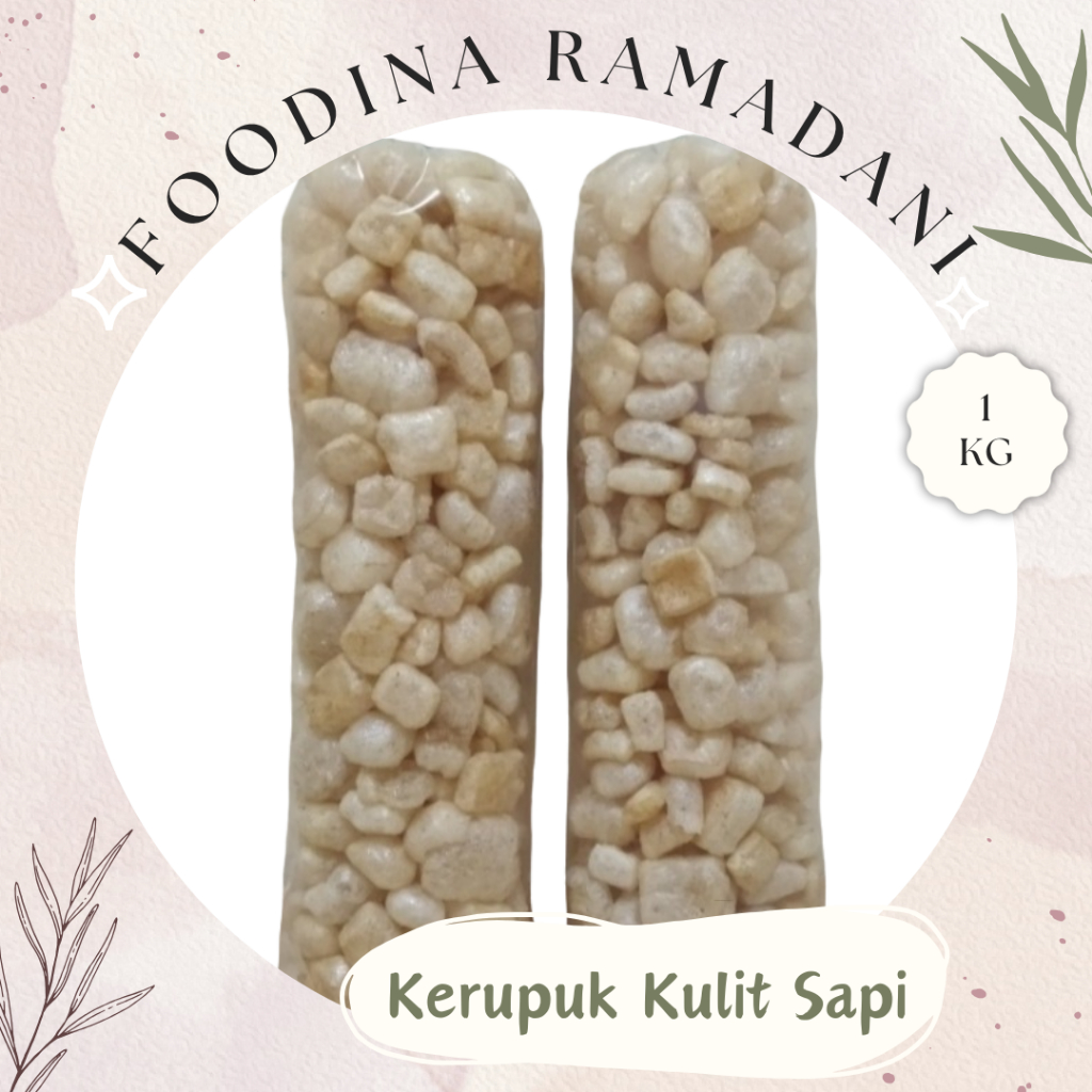 

KERUPUK KULIT Krecek Sapi - Kerupuk Jangek Rambak Matang [ 1.000gr ] Harga Per KG