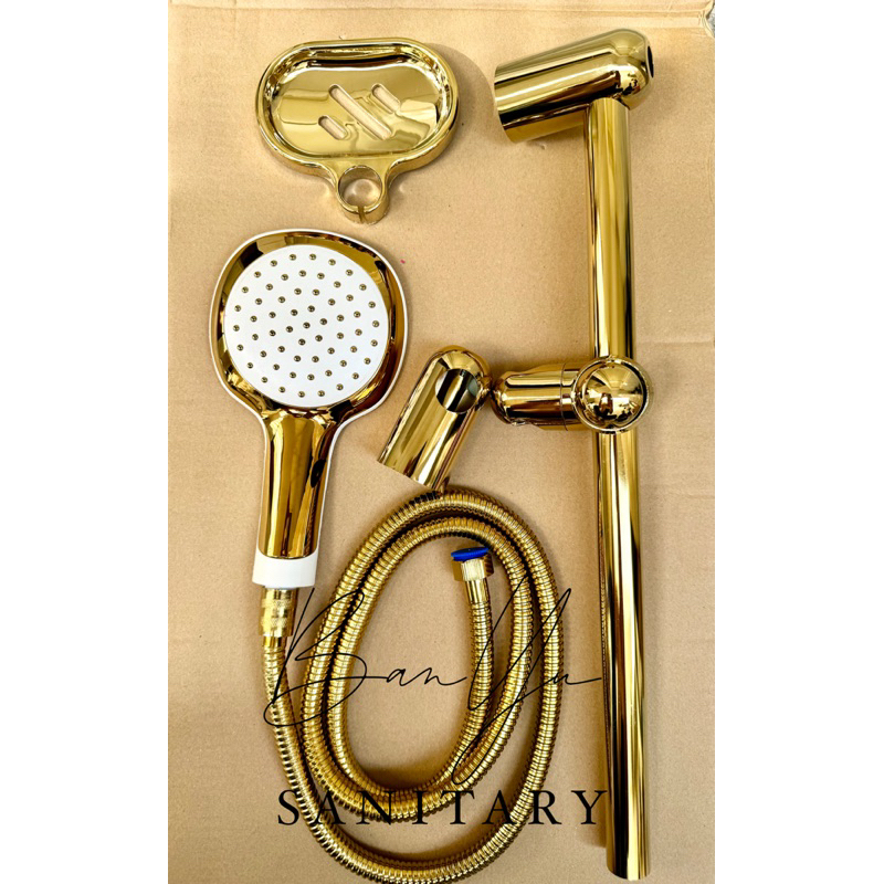 Hand Shower Tiang Gold Hand Shower Mandi