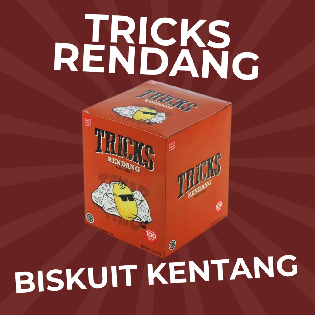 

Tricks Biskuit Potato Snack Kentang Isi 10 pcs