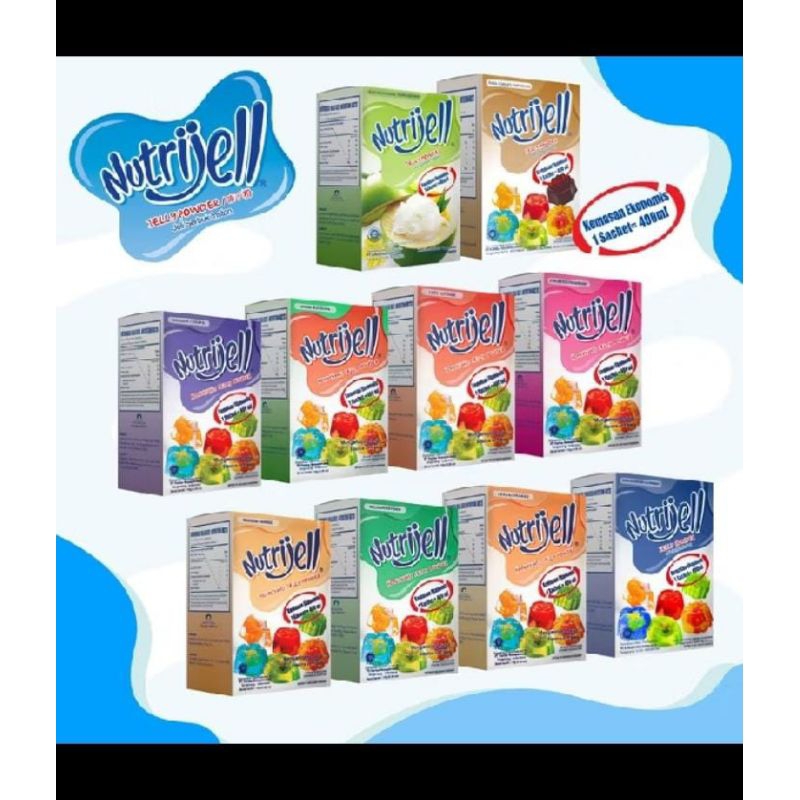 

Agar-Agar Nutrijell Jelly kemasan ekonomis 400ml