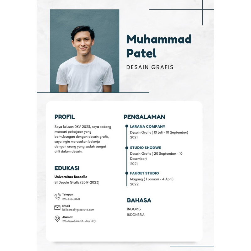 

jasa buat cv