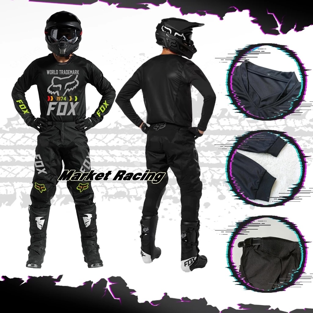 Tshirt Kaos Baju Jersey Trail Motor Motocross Cross abu kuning stabilo Adventure trabas pria dewasa 