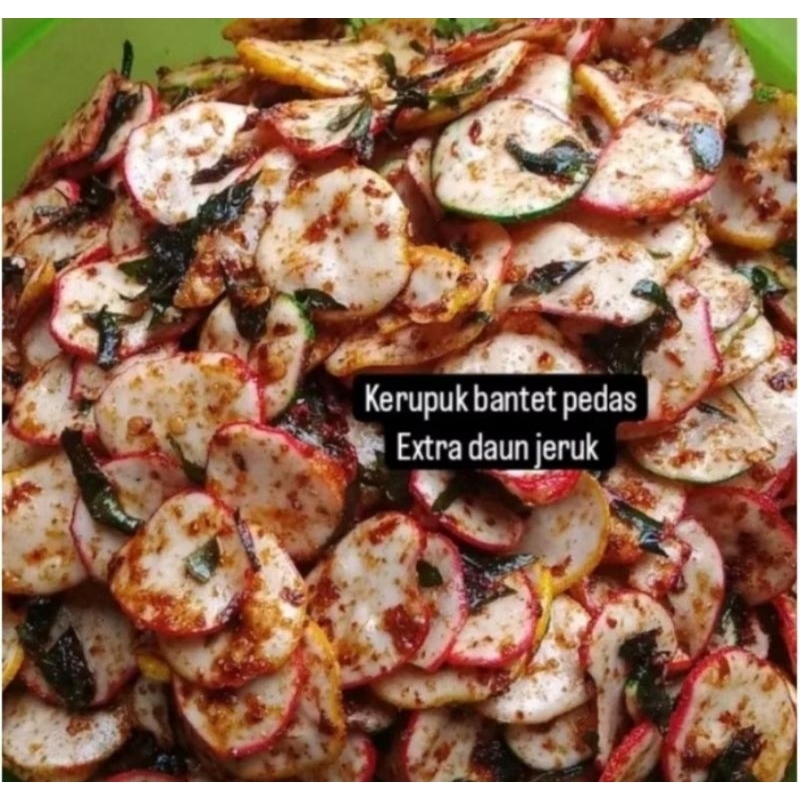 

Kerupuk seblak pedas x-tra daun jeruk