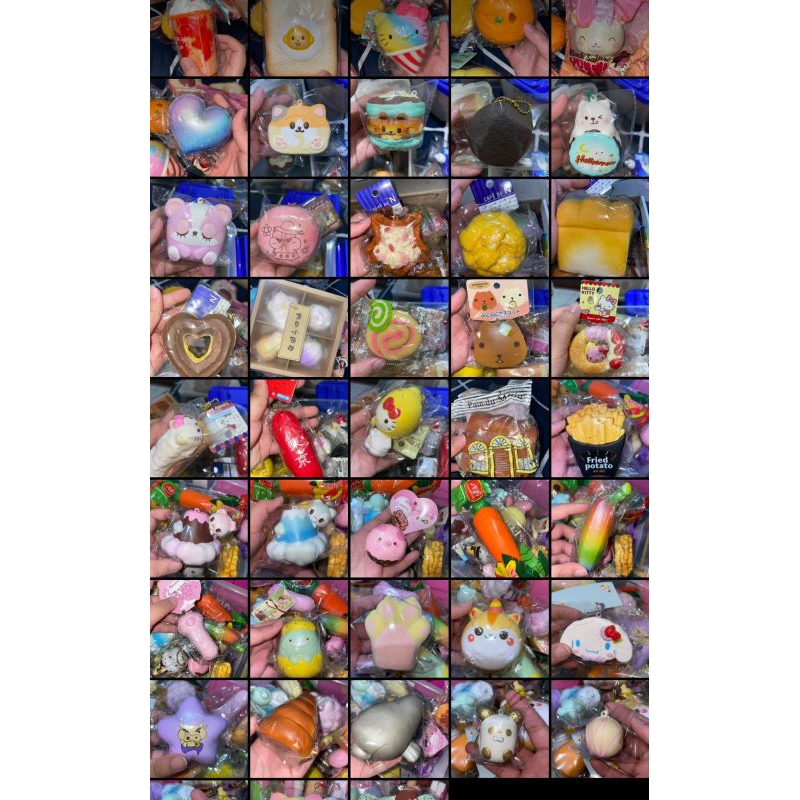 Squishy Licensed Murah || Preloved || ibloom, cdn, yb, chawa, dll