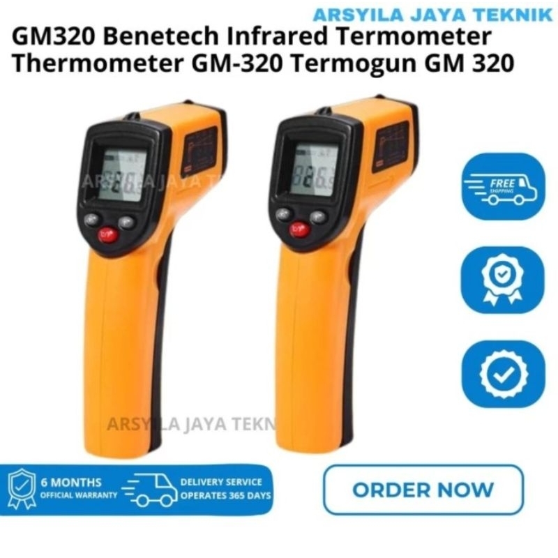 GM320 Benetech Infrared Termometer Thermometer GM-320 Termogun GM 320