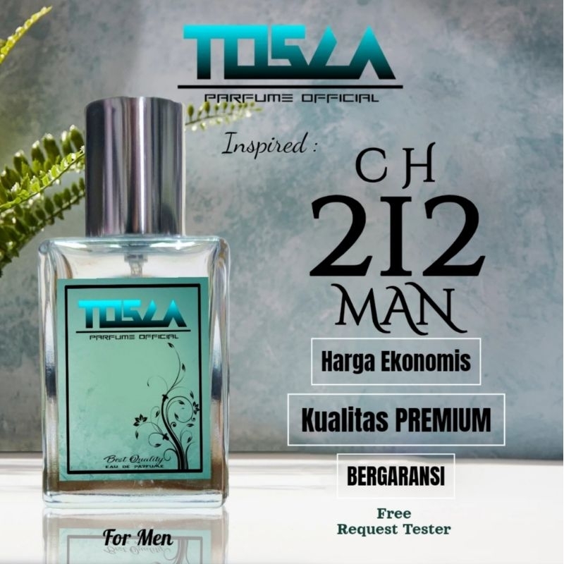 TOSCA Parfume - 212 MEN | Parfume pria dan wanita berkualitas PREMIUM 30 ML tahan lama - Eau de Parf