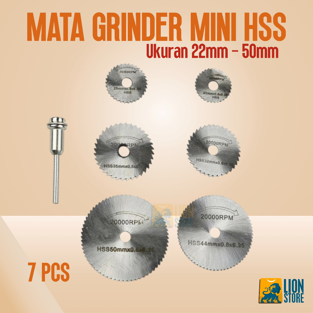 7PCS MATA GERINDA POTONG MINI CUTTING WHEEL BOR TUNER TUNNER CUNER