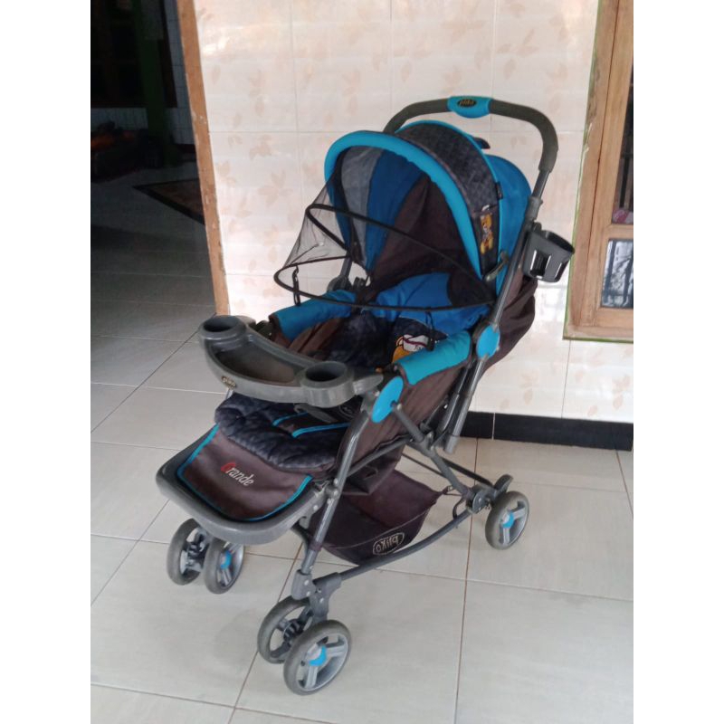stroller pliko grande 4in1 preloved