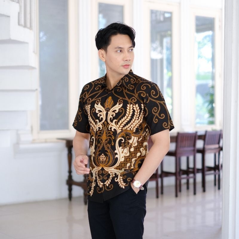 CASH ON DELIVERY PROMO KEMEJA BATIK LENGAN PENDEK PRIA DEWASA NEW ARRIVAL DISTRO KEMEJA BATIK FAFORI