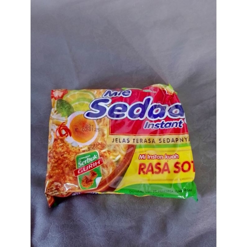

MIE INSTAN MIE SEDAP VARIAN RASA ( PAKET 5 BKS )