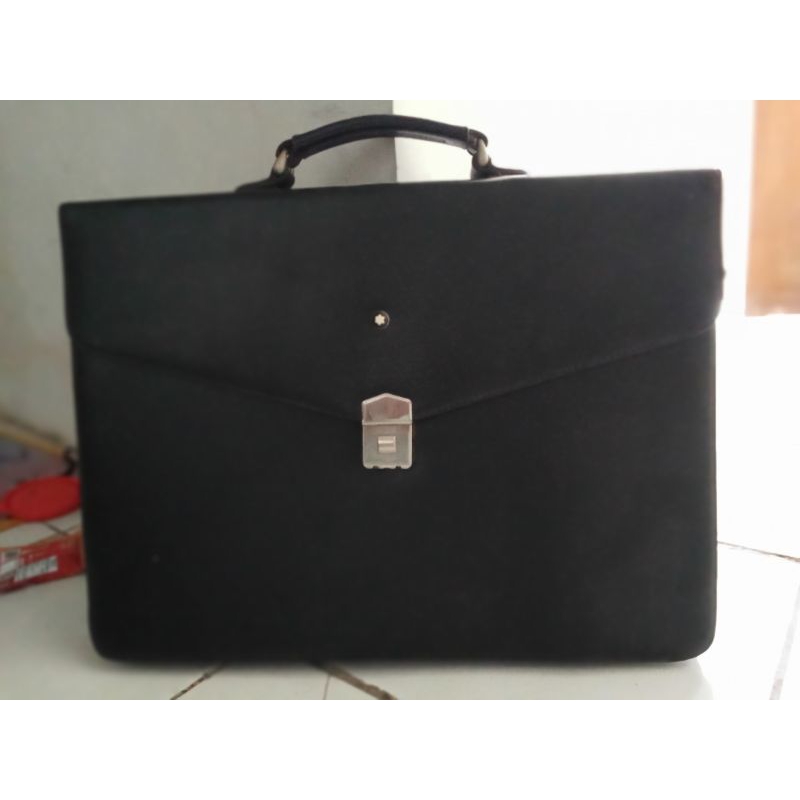 tas laptop. Mont blanc