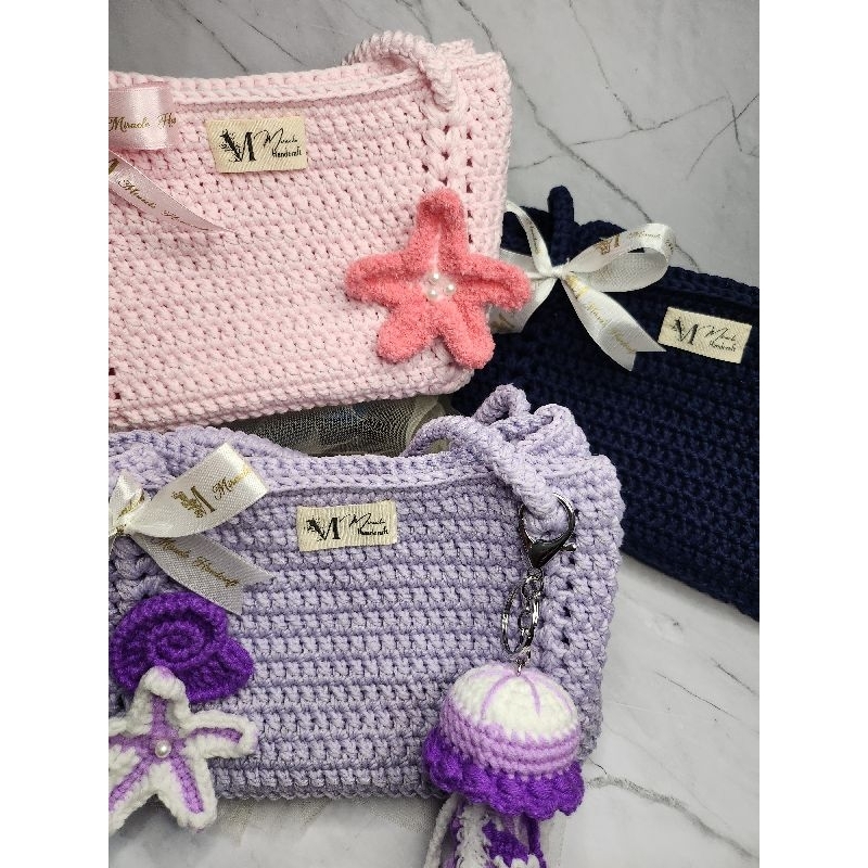 [ Miracle ] Ocean Crochet Bag | Tas Rajut | Tas Handmade | Bag Handmade | Tas Rajut Handmade