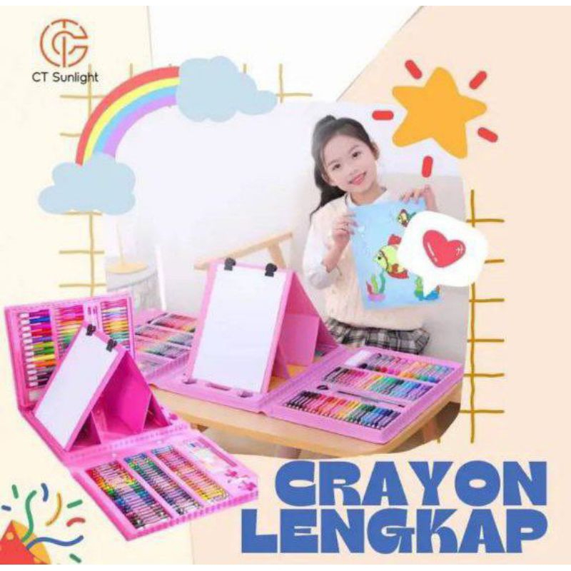 

SET KRAYON ANAK ISI 208 PCS