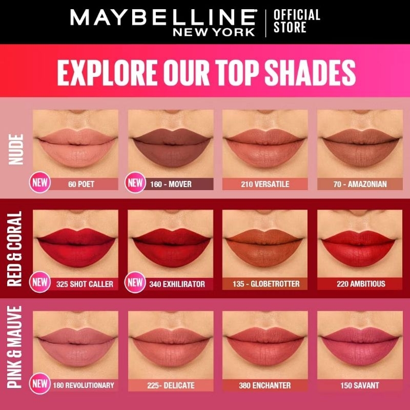 Maybelline SuperStay Matte Ink lipstik original