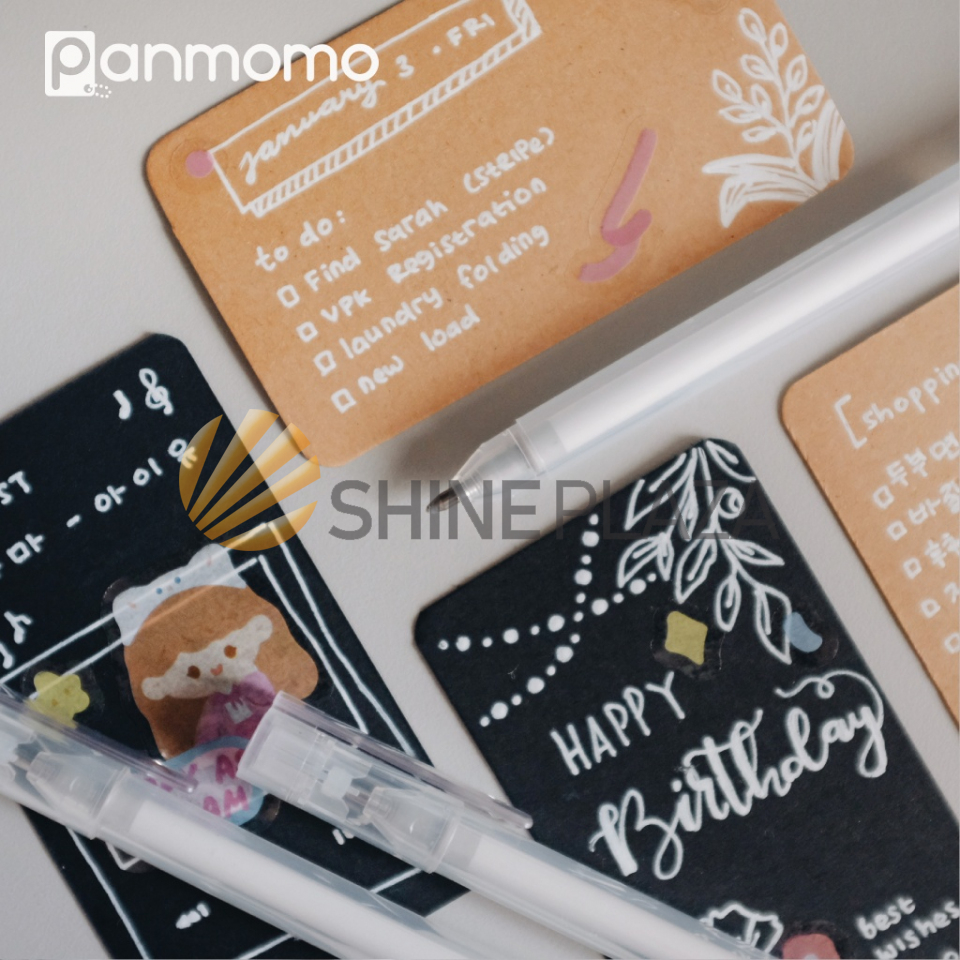 

Panmomo White Gel Ink Pen - Pulpen Pena Bolpen Gel Putih