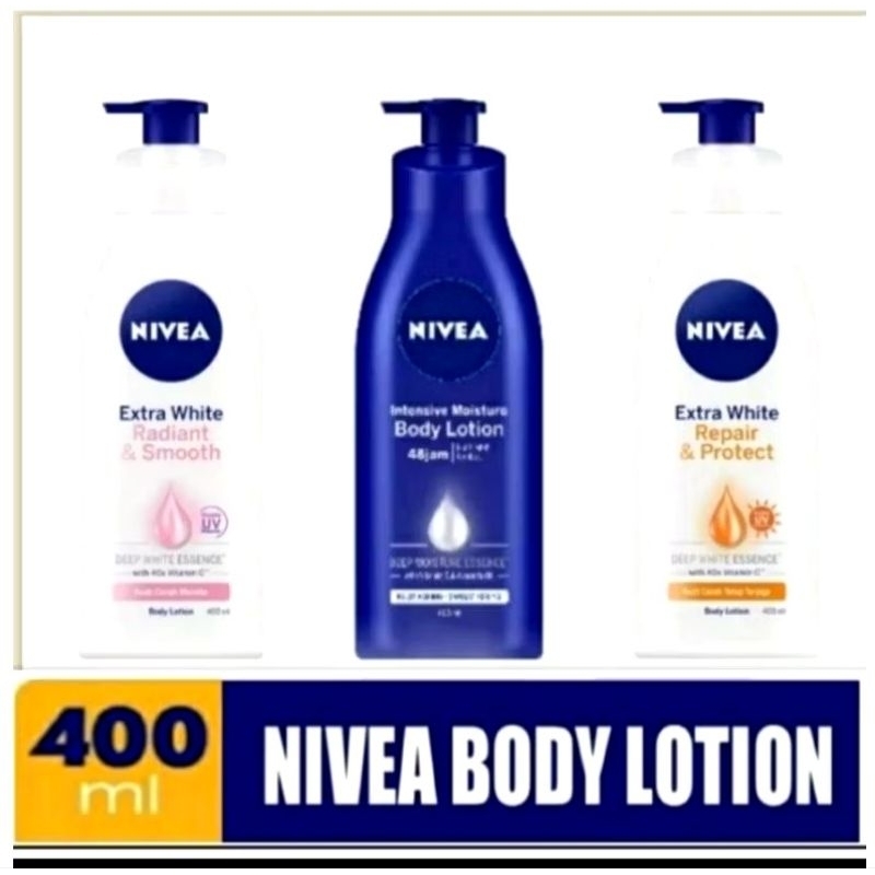 NIVEA Body Lotion Pump kemasan baru
