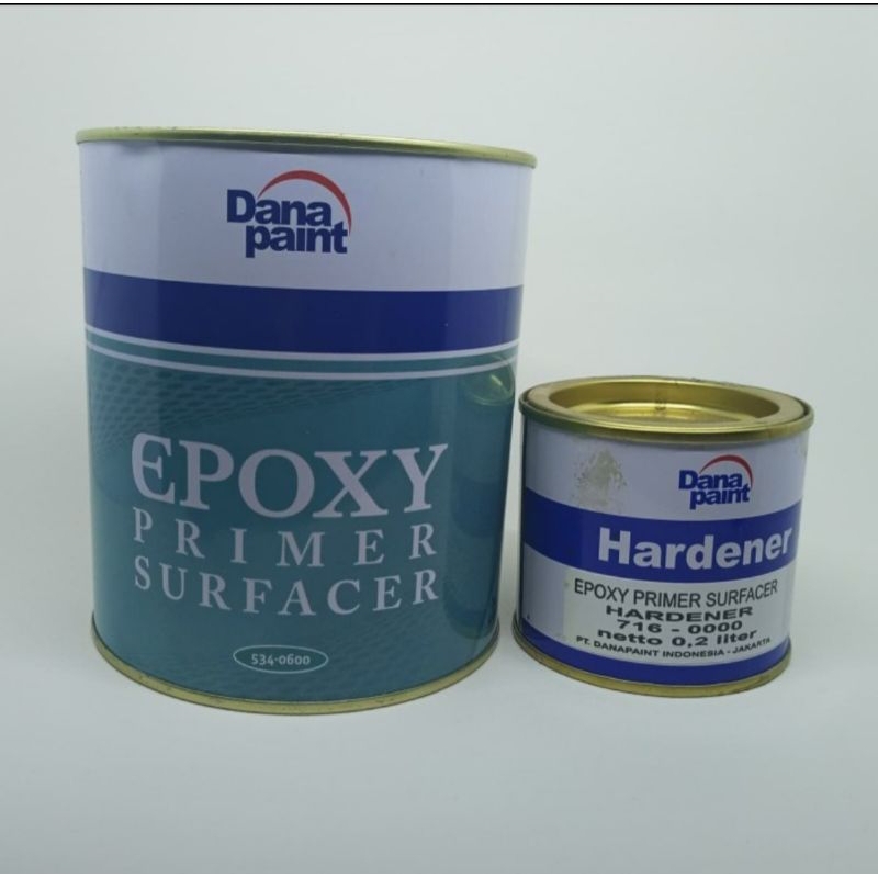 Danapaint Epoxy Primer Surfacer Grey 1Liter set