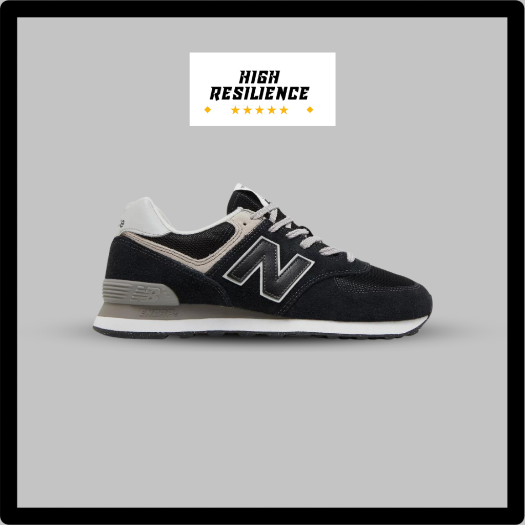 New Balance 574 Black Grey ML574EGK