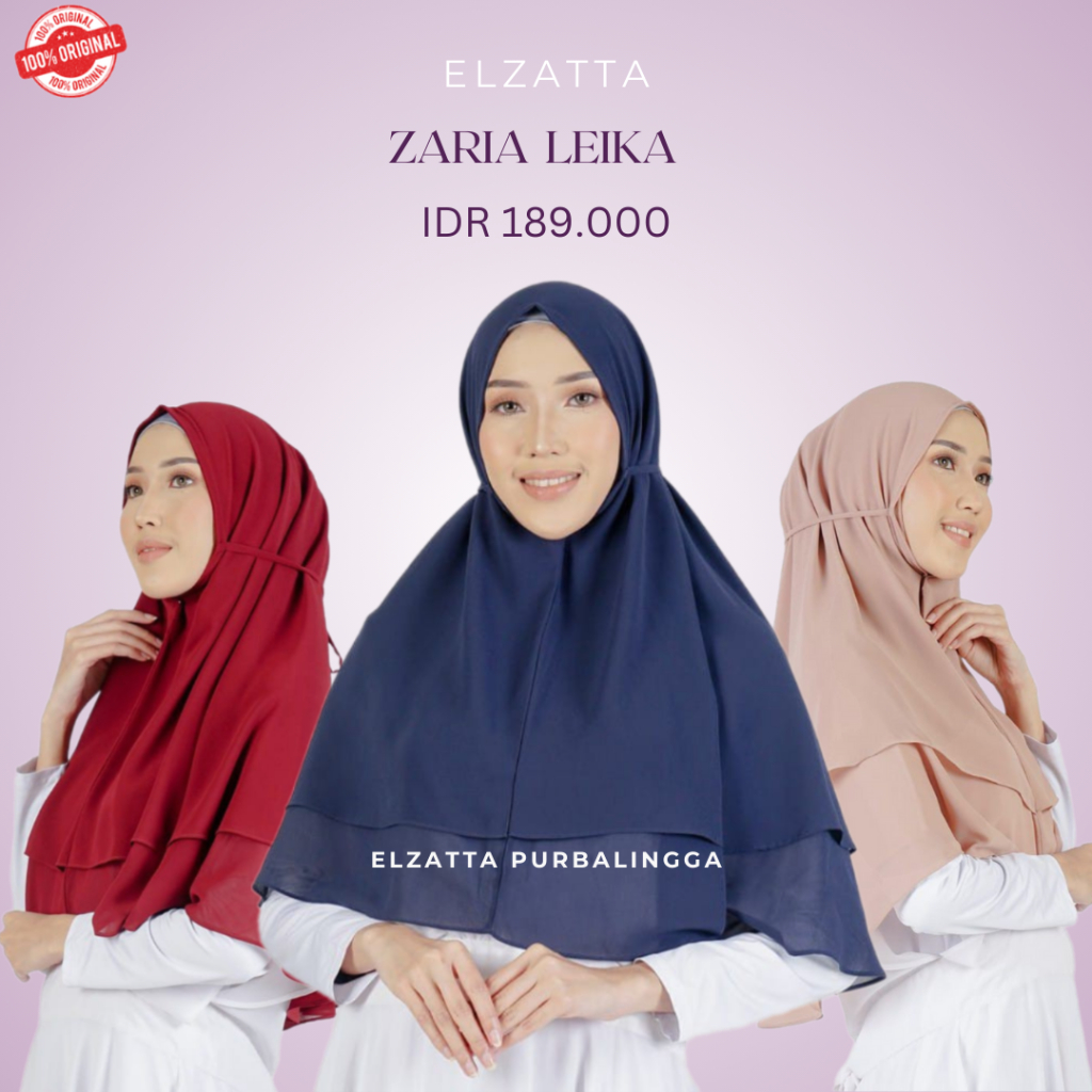 ELZATTA ZARIA LEIKA HIJAB INSTANT ELZATTA PREMIUM
