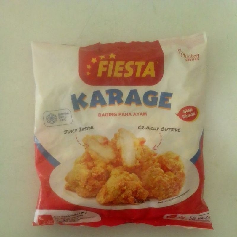 

Fiesta Karage Daging Paha Ayam Berat 400gr