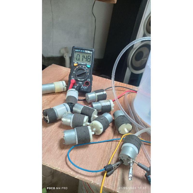 Dinamo aerator 6v versi pendek 1 Lubang Super halus