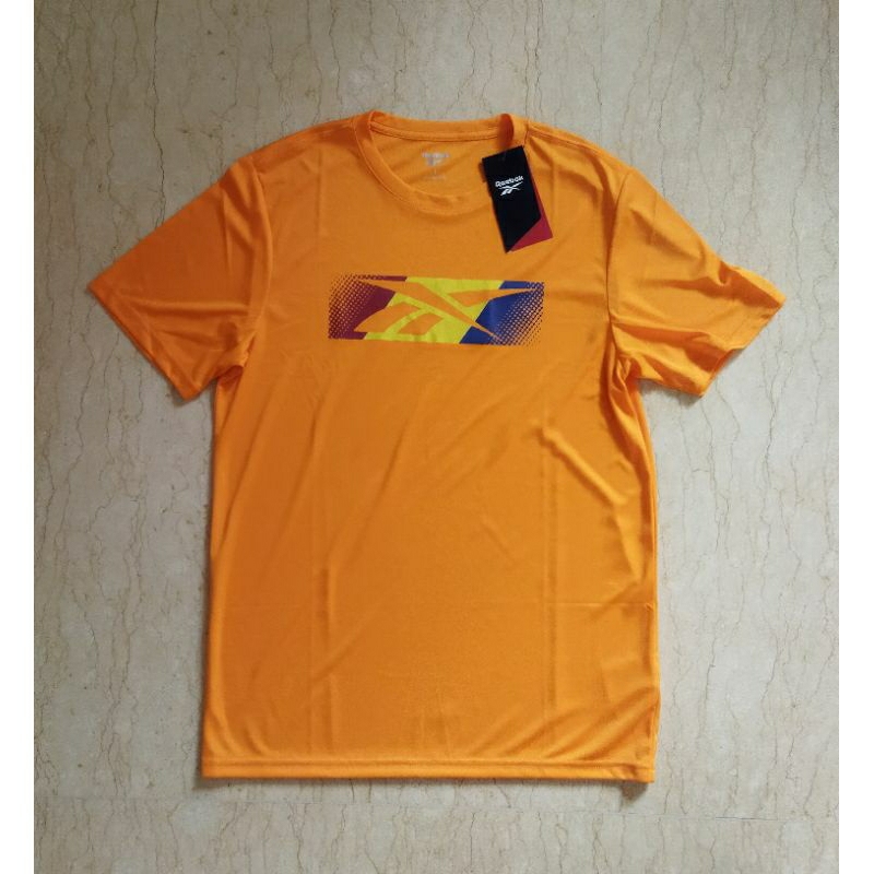 Reebok Men Running T Shirt - Yellow ( Size L  )