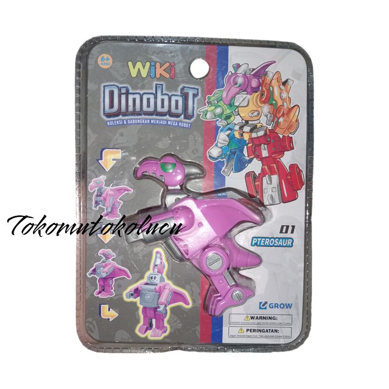 PROMO wiki dinobot mainan anak