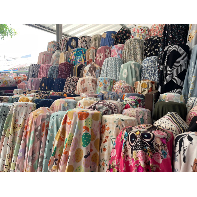 Katun Rayon Viscose | Katun Rayon Motif | Kain Rayon Murah