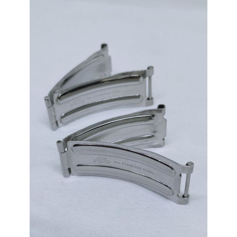 Siku pengunci rantai jam tangan antik mido original stl stelux fold over deployment bracelet vintage
