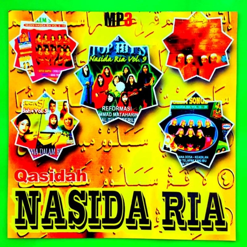 KASET CD MP3 LAGU QASIDAH NASIDA RIA-LAGU QOSIDAH-KASET QOSIDAH AL MANAR-QASIDAH NASIDA RIA-KASET MP