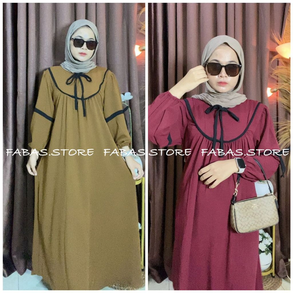 Dress  Medina Airflow || Gamis Cringkle Airflow premium ||  Dress Medina Busui
