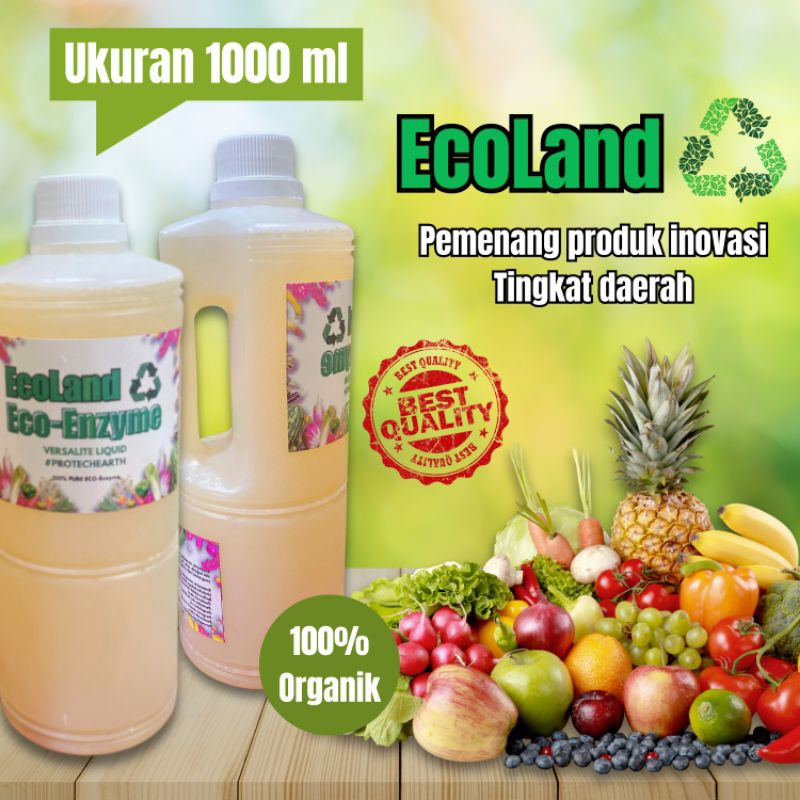 ECOLAND / ECOENZYM / PUPUK ORGANIK/Cairan serbaguna 1000ml