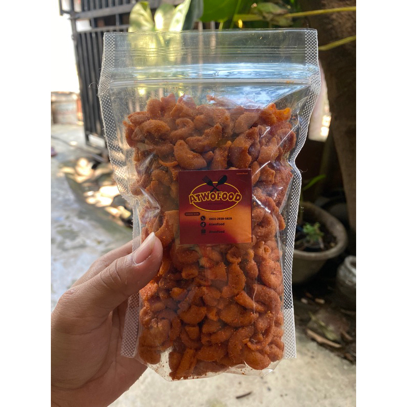 

Makroni atwofood pedas gurih kering 250gr