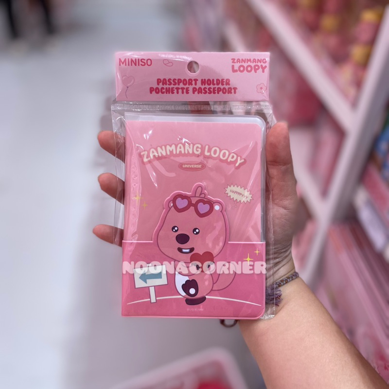 Miniso X Loopy Passport Holder / Paspor Cover Zanmang Loopy Collections