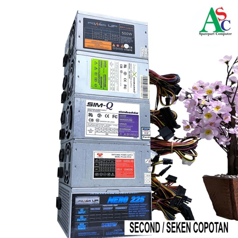 TERJAMIN Powersupply Komputer CPU PSU Second Copotan