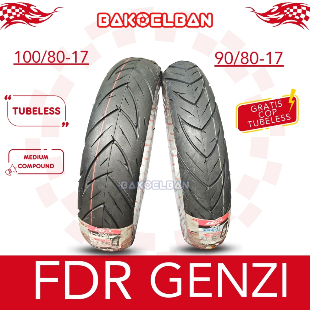 BAN PAKET FDR GENZI 90/80-17 & 100/80-17