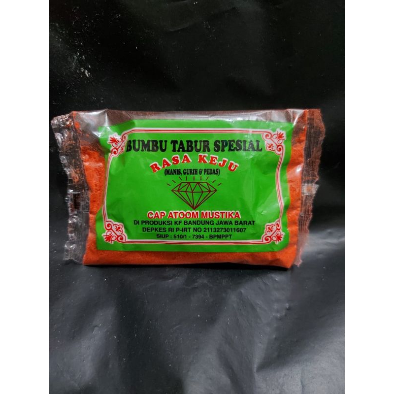 

Bumbu tabur cap atoom Mustika/Keju/Ayam bawang