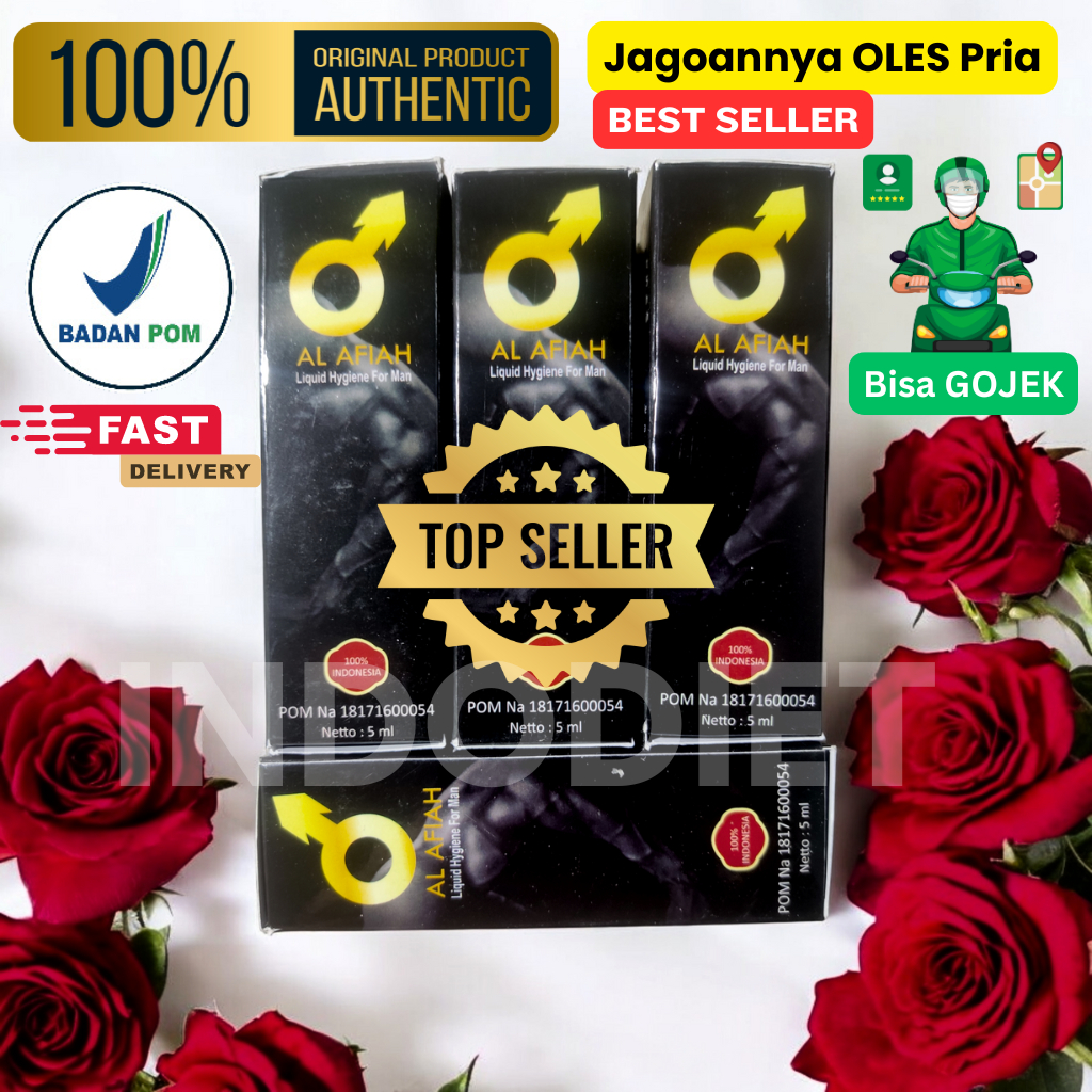 TERLARIS Hajar AL AFIAH Minyak Oles Obat Kuat Pria Original BPOM Herbal - 5ML