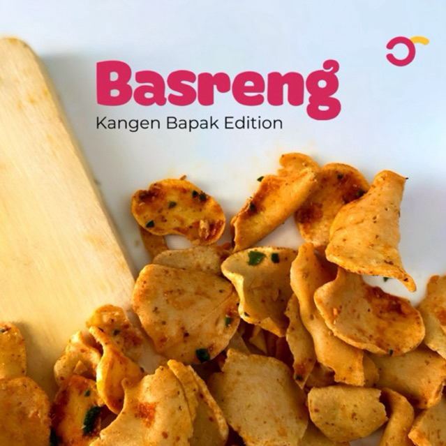 

500gr Basreng | Cemilan Yetim Snack | Custom Level | Pedas Gurih | Original & Daun Jeruk | Makanan | Kangen Bapak Edition Food