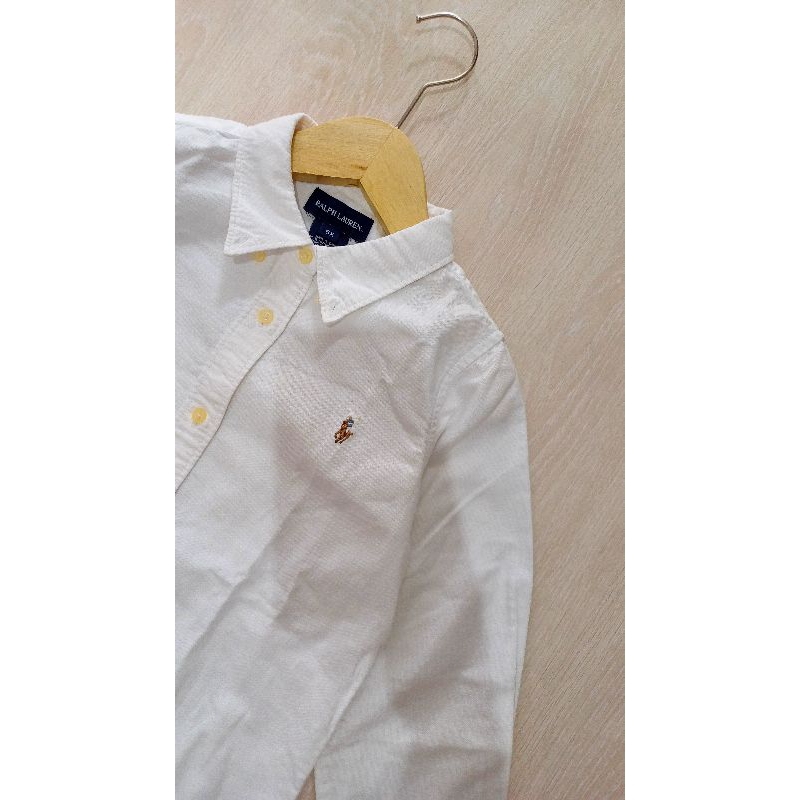 thrift kemeja anak cewek, kemeja anak brand, kemeja anak cewek polo Ralph lauren