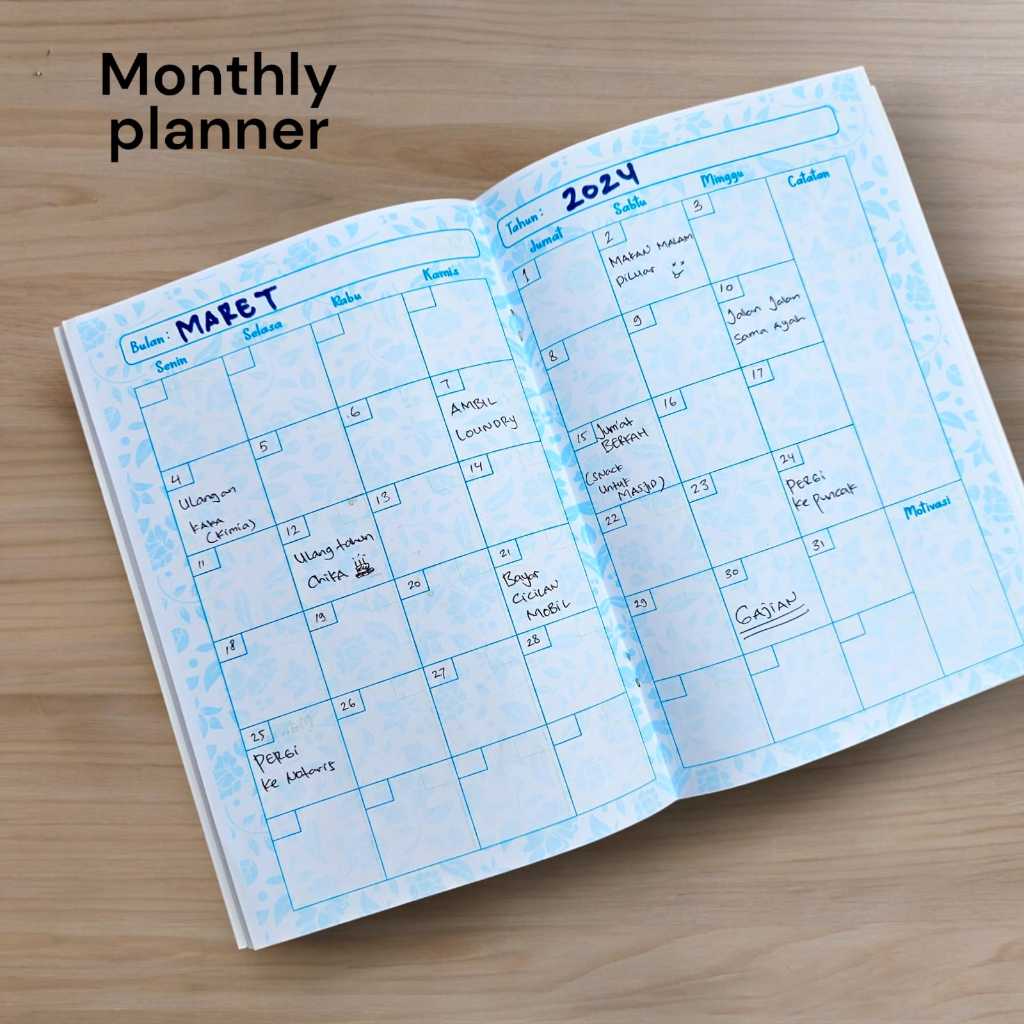 

[ new design ] buku Monthly Planner Simple A5 / Buku Financial Planner Simple A5 { Monthly Buget }