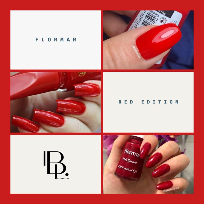 FLORMAR NAIL POLISH RED COLLECTION