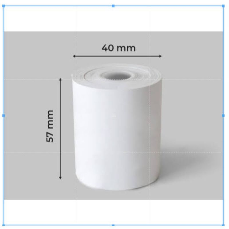 

KERTAS STRUK KASIR 57 X 40 MM THERMAL STRUK KASIR PER PAK ISI 10 ROLL