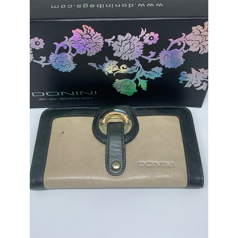 DOMPET DONINI A410-683 Hitam coklat kulit