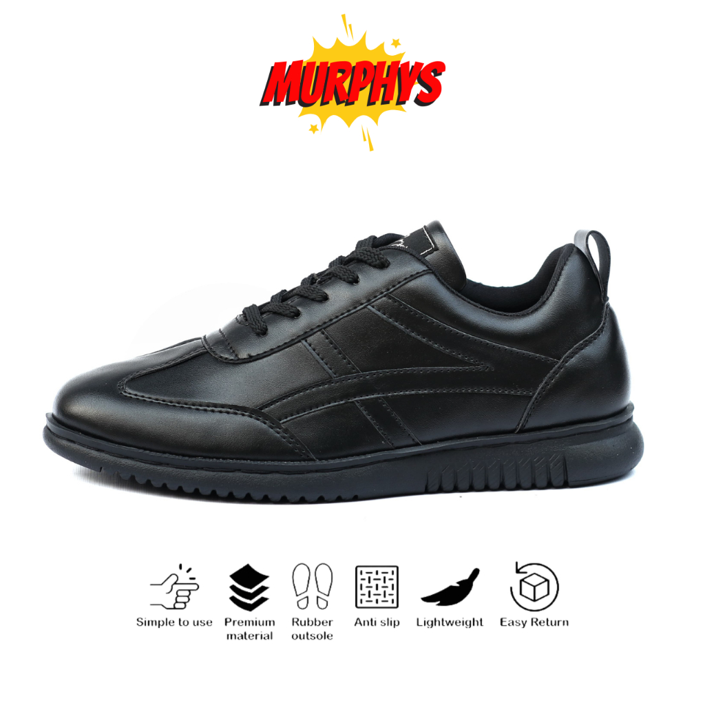 sepatu kerja pria ori sepatu kantor pria sepatu pantofel sepatu casual pria kulit faux murphys ignit