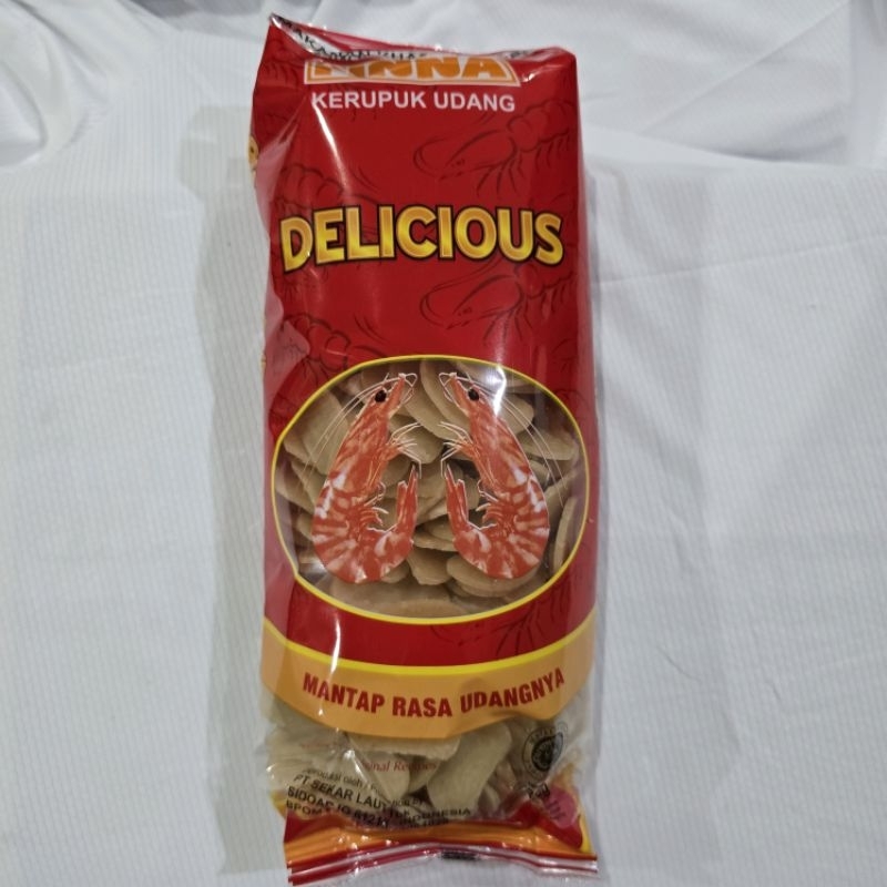 

Kerupuk udang delicious finna nusantara 380g