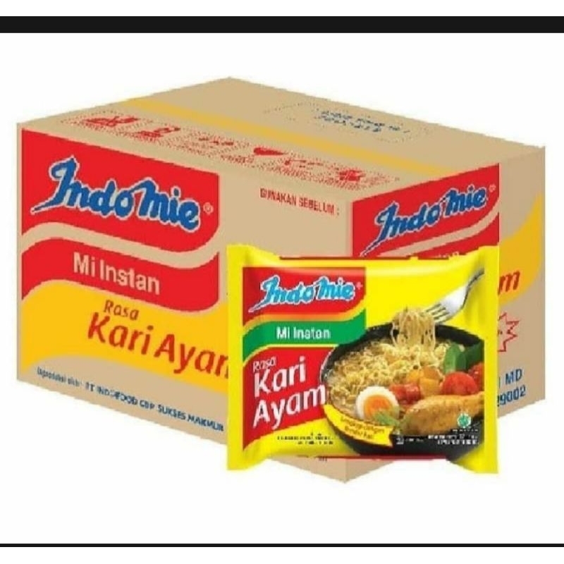 

1 dus Indomie kari ayam isi 40pcs