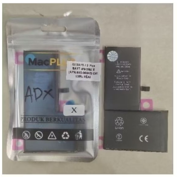 BATERAI BATRE BATRAI IPHONE X / IPHONE 10 ORIGINAL