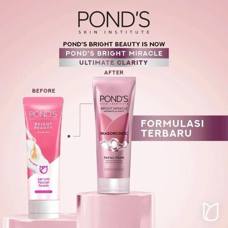 Ponds Facial Foam Bright Beauty 50/100ml | Cuci muka ponds