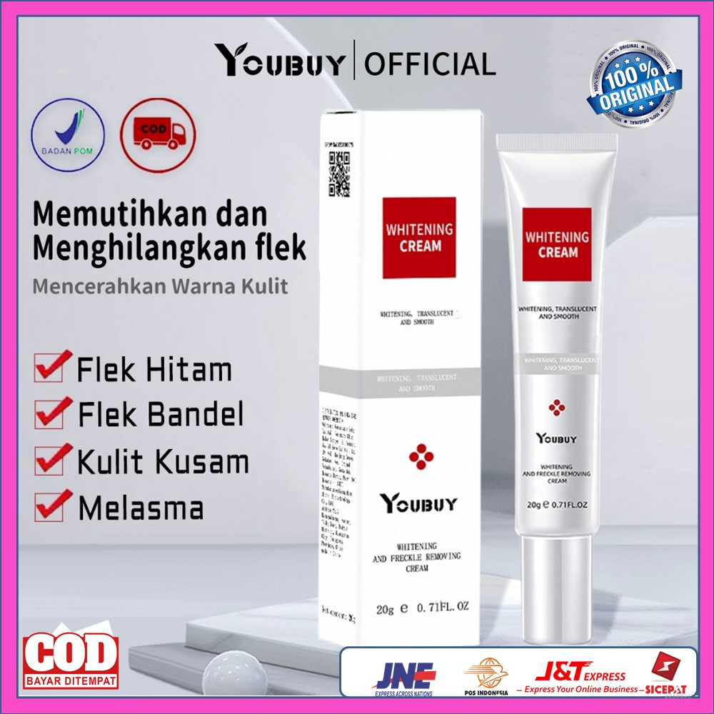 Youbuy Whitening Freckle Cream Pemutih Wajah Original BPOM